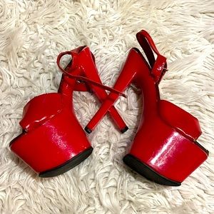 Red stilletos